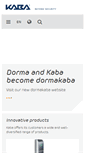 Mobile Screenshot of kaba.com