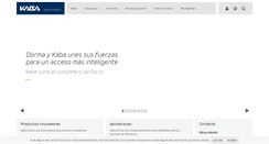 Desktop Screenshot of kaba.es